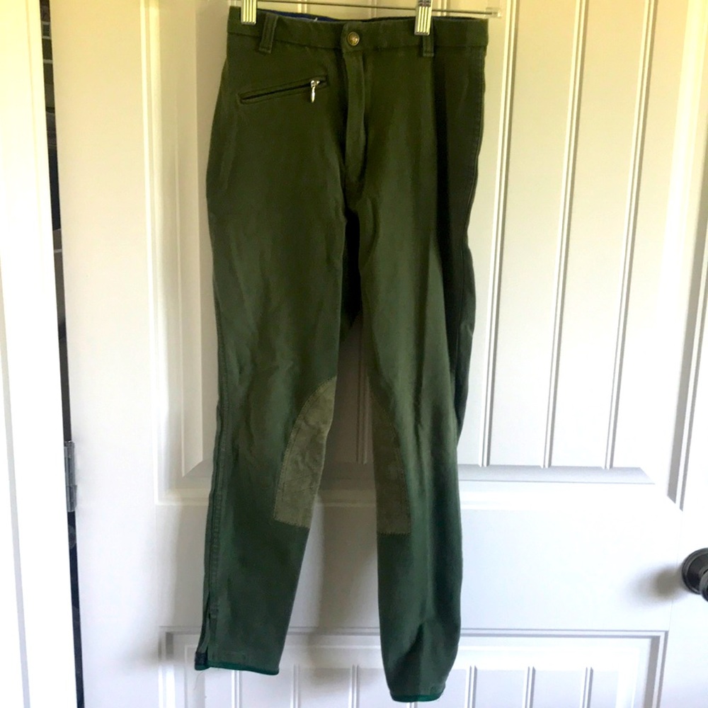 3/$30 Devon Aire khaki equestrian riding pants / breeches size 26”
